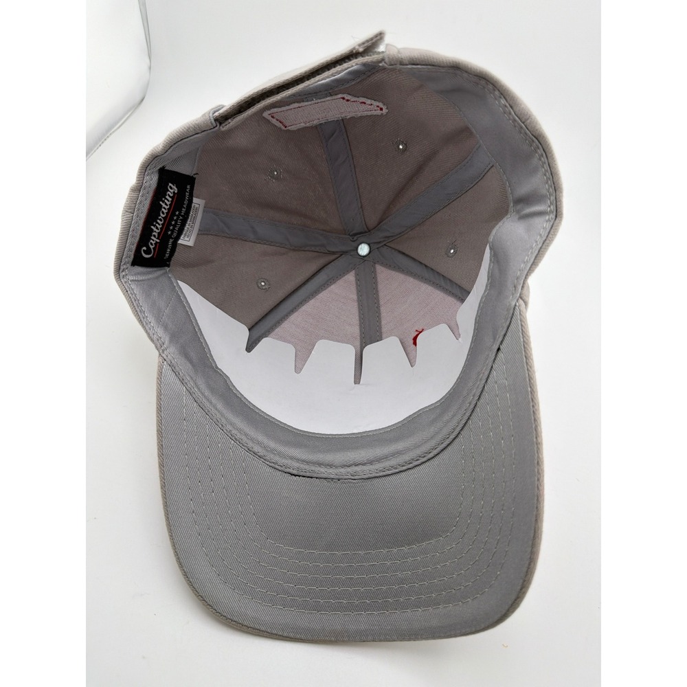 Tennessee 1796 Red Gray Embroidered Mesh Trucker Snapback Hat - Picture 4 of 5